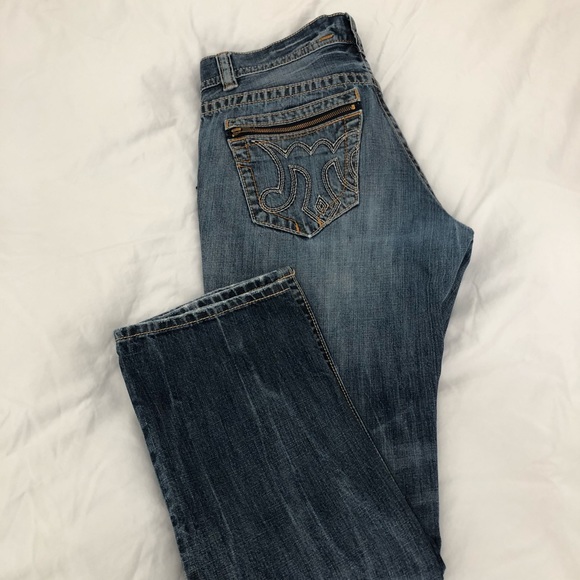 MEK Ulan-Bator Straight Jeans w/ Back Zip - Picture 2 of 11
